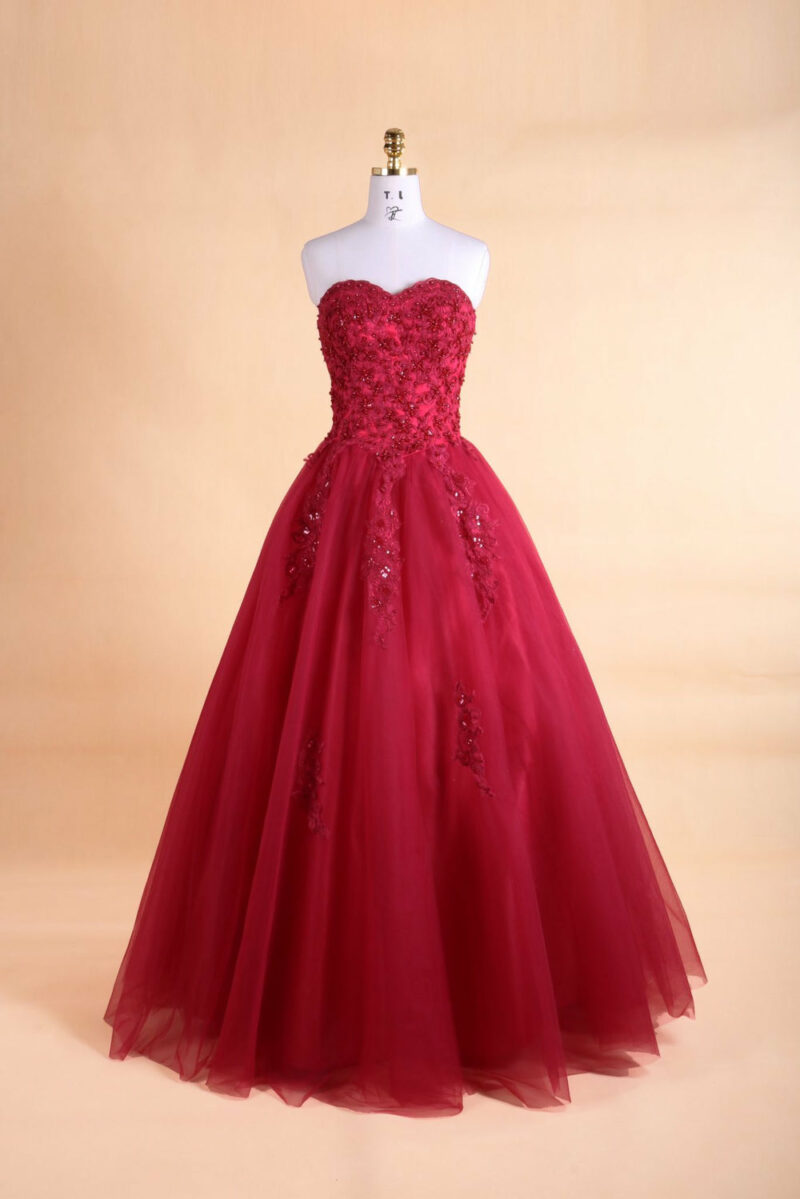VESTIDO FIESTA LARGO - Imagen 4