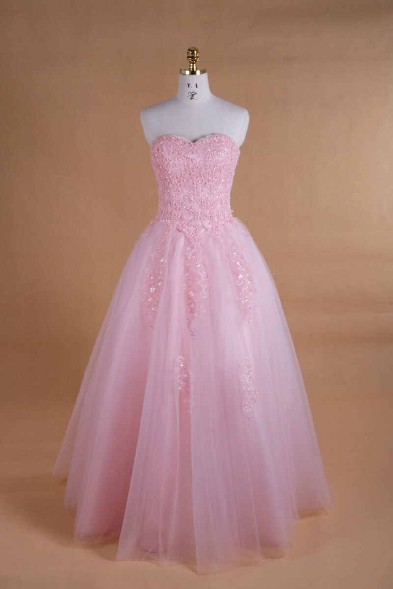 VESTIDO FIESTA LARGO - Imagen 7
