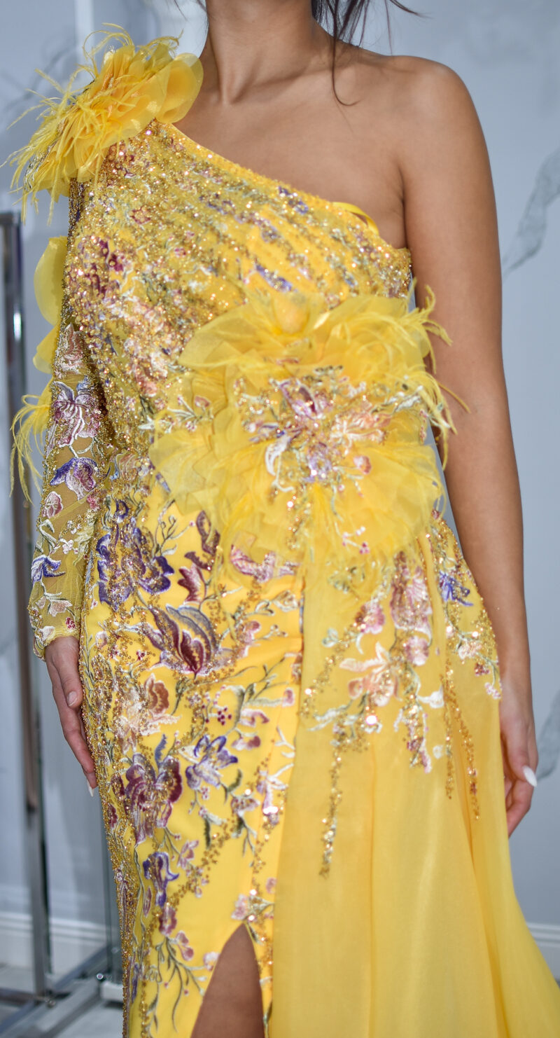 VESTIDO FIESTA LARGO - Imagen 3
