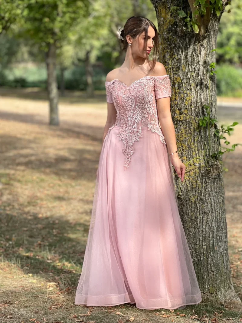 VESTIDO FIESTA POMPOSO - Imagen 7