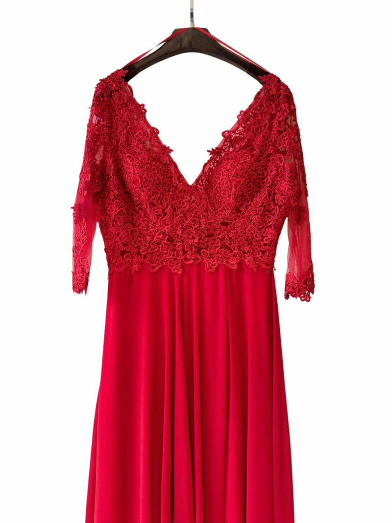 VESTIDO FIESTA LARGO - Imagen 7