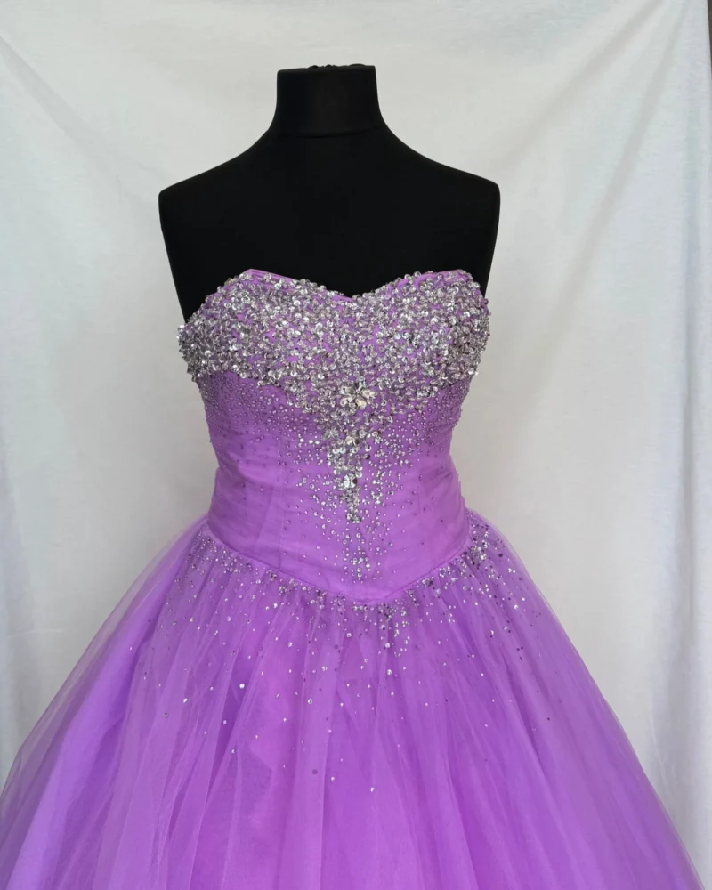 VESTIDO FIESTA POMPOSO - Imagen 7