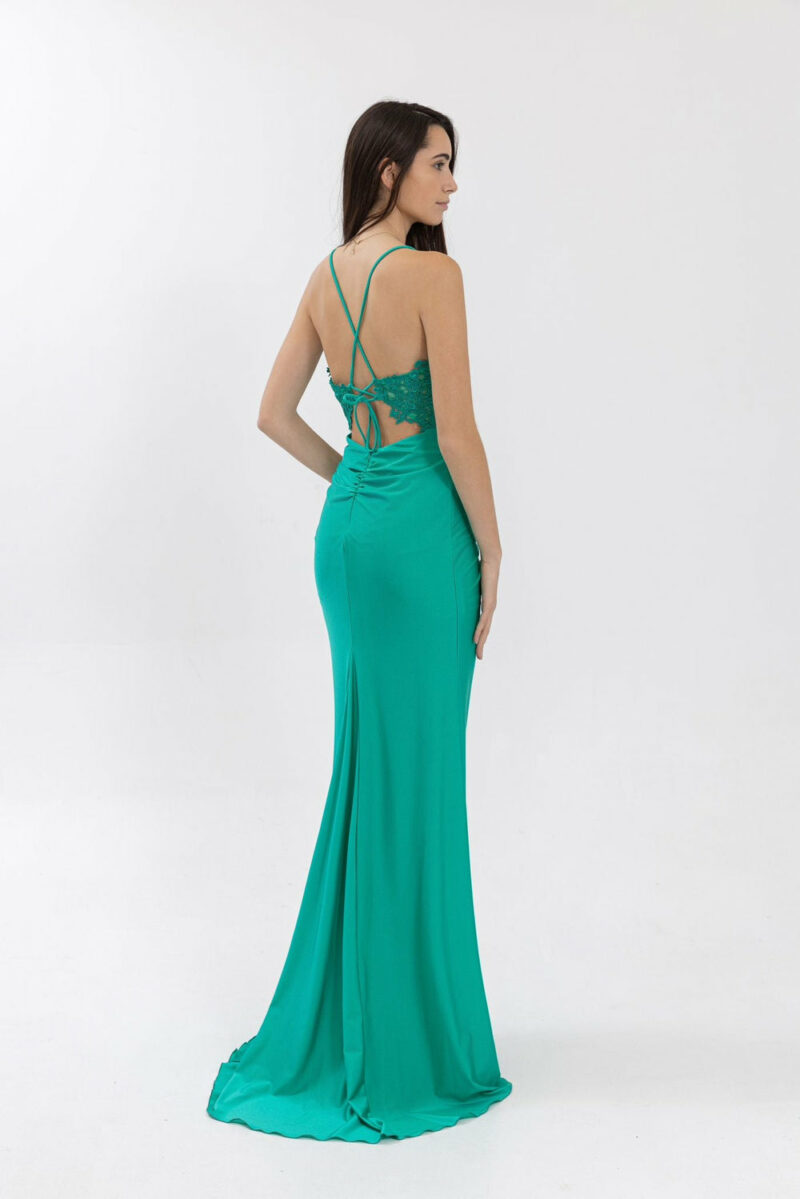 VESTIDO FIESTA LARGO - Imagen 7