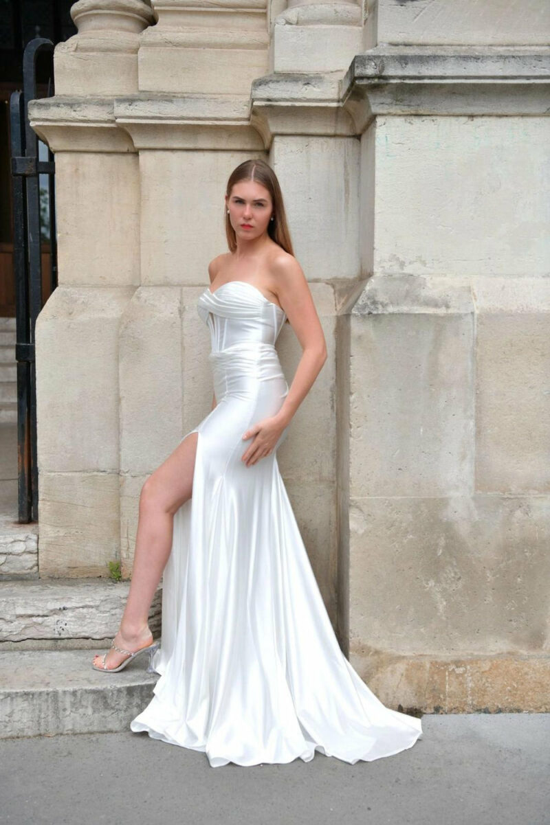 VESTIDO FIESTA LARGO - Imagen 4