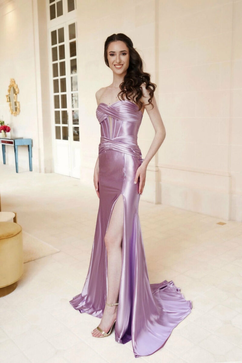 VESTIDO FIESTA LARGO - Imagen 7