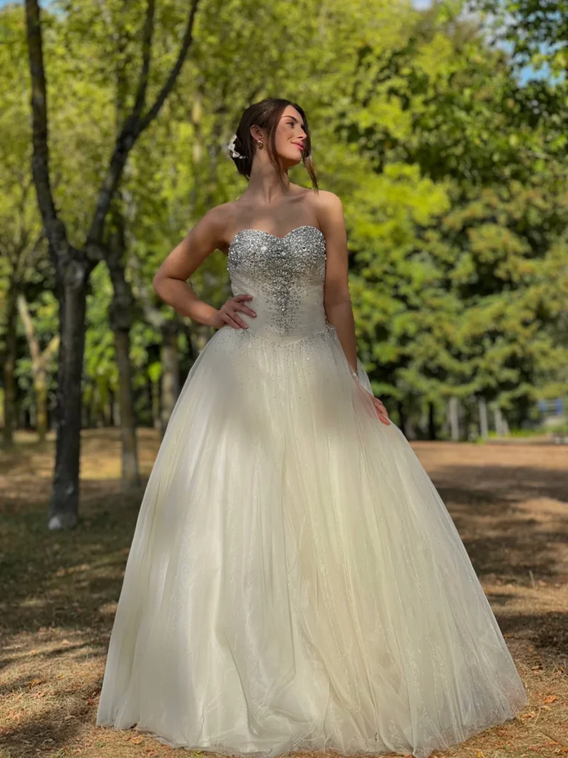 VESTIDO FIESTA POMPOSO